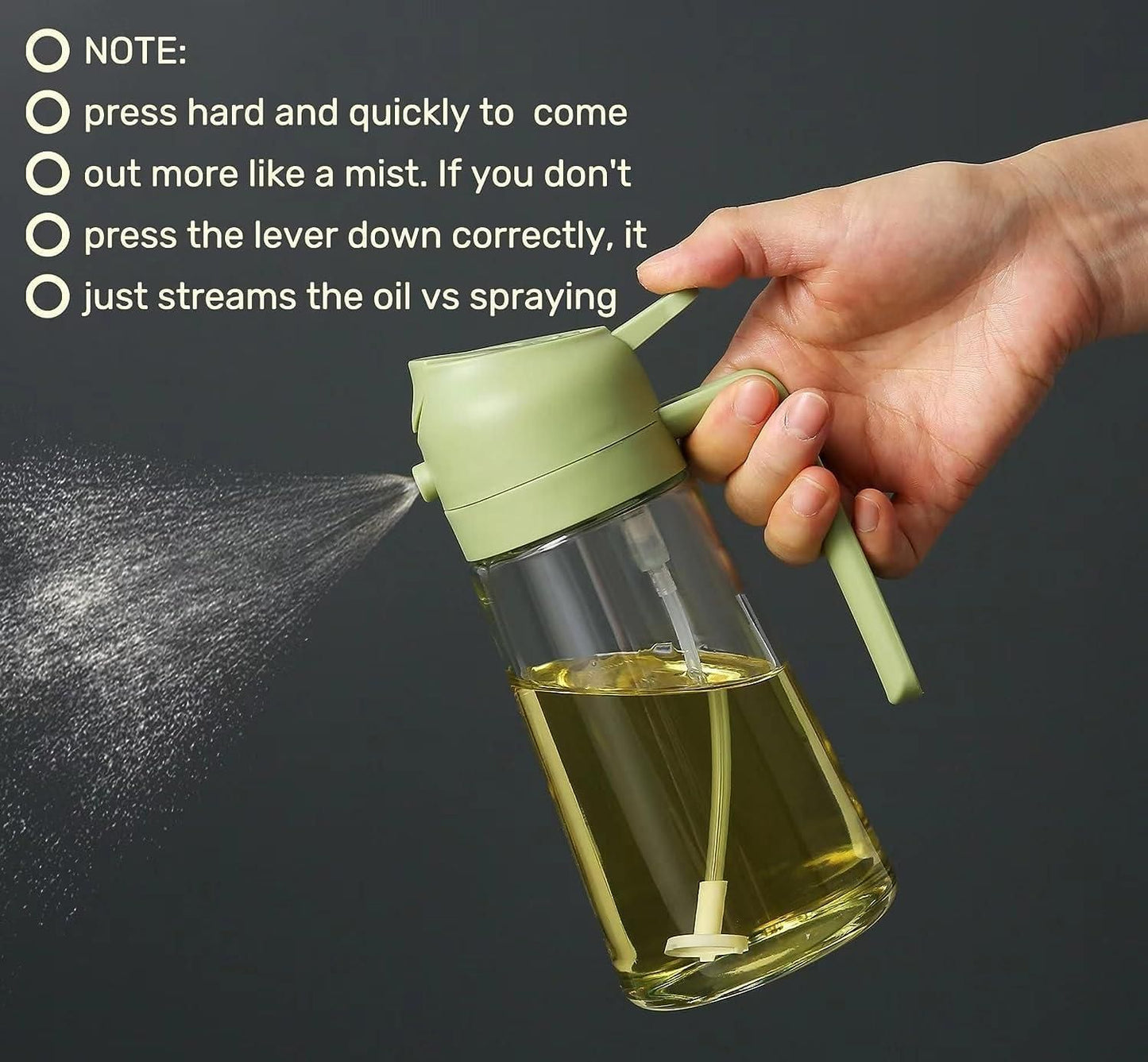 Portable Oil Spray Dispenser